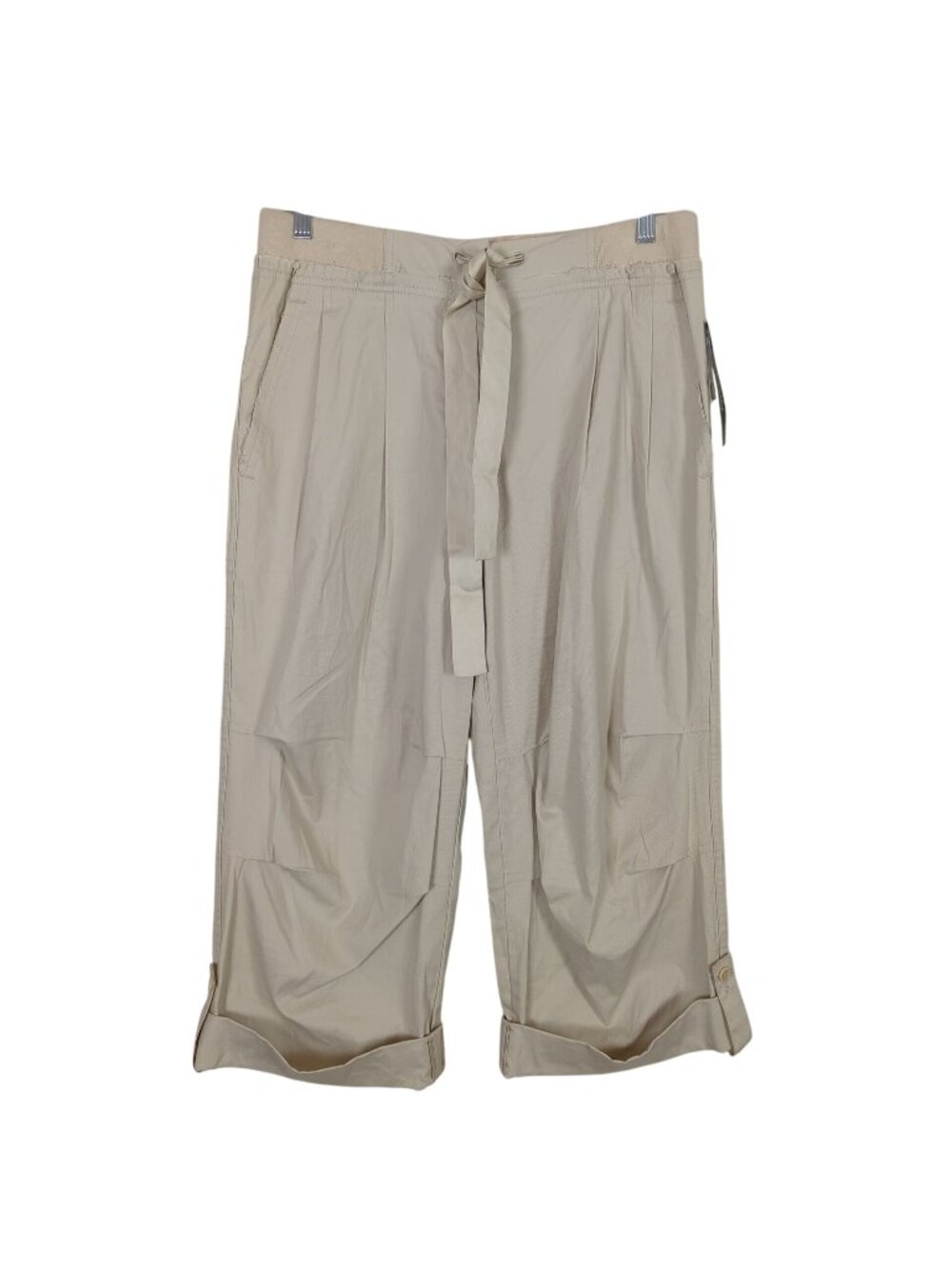 DKNY Donna Karan New York Women's comfy Birch Pleated Bermuda Pants sz 10